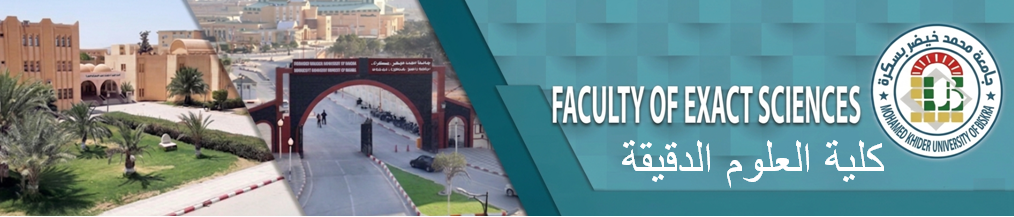 Faculté des Sciences Exactes et Sciences de la Nature et de la Vie 